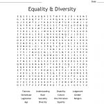 Equality & Diversity Word Search   Wordmint