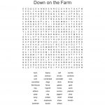 Farm Word Search   Wordmint