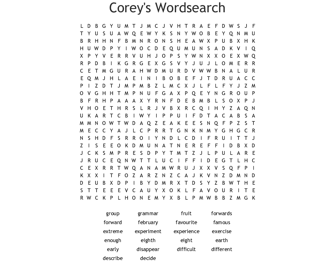 Finley&amp;#039;s Wordsearch - Wordmint