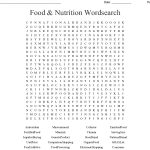 Food & Nutrition Wordsearch   Wordmint