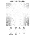 Food Pyramid Puzzle Word Search   Wordmint