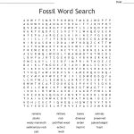 Fossil Word Search   Wordmint