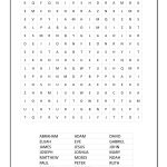 Free Bible Word Search For Kids. Free And Printable! | Bible