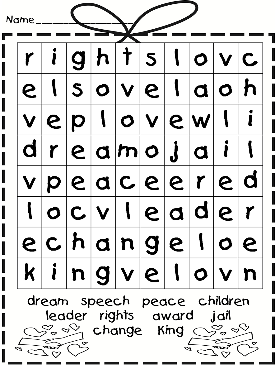 Free Easy Word Search For Kids | Activity Shelter
