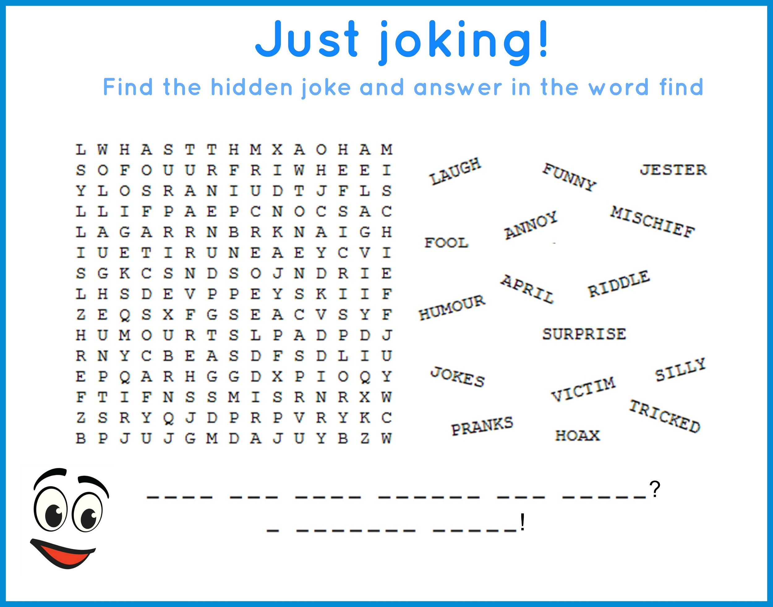 Free Printable April Word Search | Printable Shelter