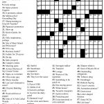 Free Printable Crossword Puzzles | Printable Crossword Puzzles