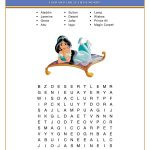 Free Printable Disney Aladdin Activity Sheets Diamond