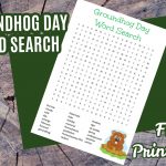 Free Printable Groundhog Day Word Search Puzzle   Jinxy Kids