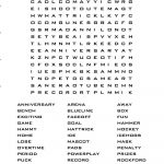 Free Printable Word Search For Elementary Students