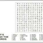 Free Printable Word Search For Elementary Students