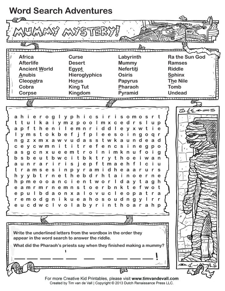Monster High Word Search Printable