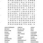 Free Printable Wordsearch For Elementary Students Activity
