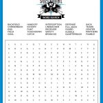 Free Super Bowl Word Search Printable | Football Word Search