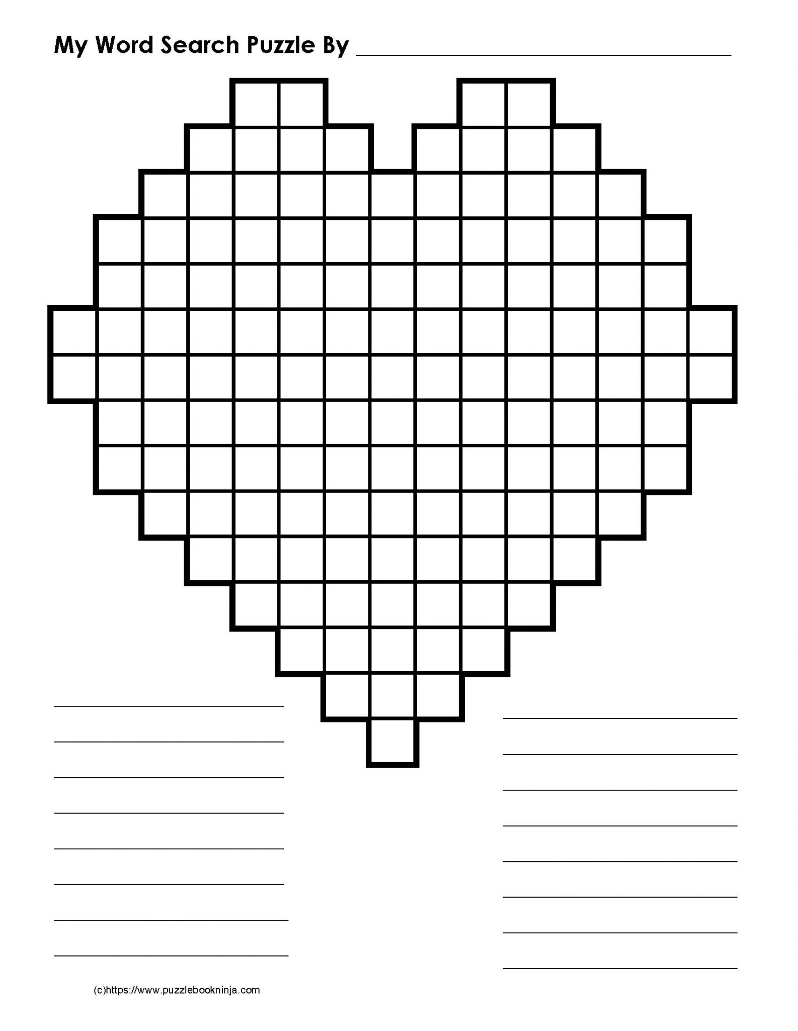 Freebie Blank Word Search Grids! Downloadable, Printable Word Search