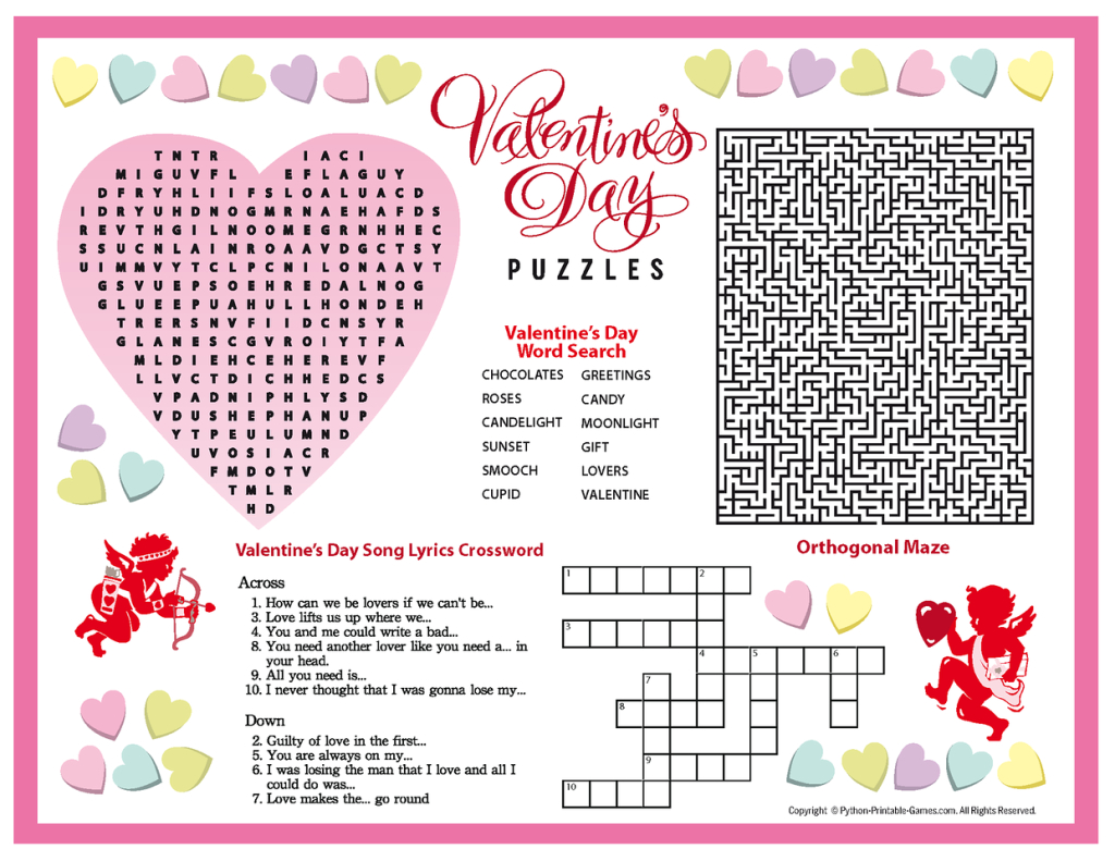 Free+Printable+Valentine&amp;#039;s+Day+Puzzles | Valentines Puzzles