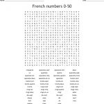 French Numbers 1 20 Word Search   Wordmint