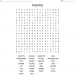 Freshwater Fish Word Search   Wordmint