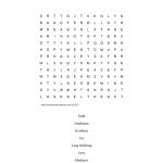 Fruits Of The Spirit Word Search | Sunday School Kids, Kids