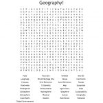 Geography! Word Search   Wordmint