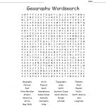 Geography Wordsearch   Wordmint