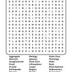 Geology Word Search
