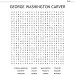 George Washington Carver Word Search   Wordmint