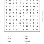 German Vocabulary Tests And Wordsearch Puzzles | Vocabulary