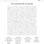 Government & Economy Word Search   Wordmint