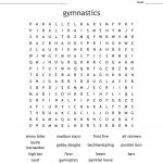 Gymnastics Crosswords, Word Searches, Bingo Cards   Wordmint