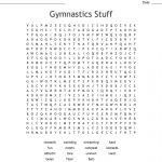 Gymnastics Stuff Word Search   Wordmint