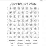Gymnastics Word Search   Wordmint
