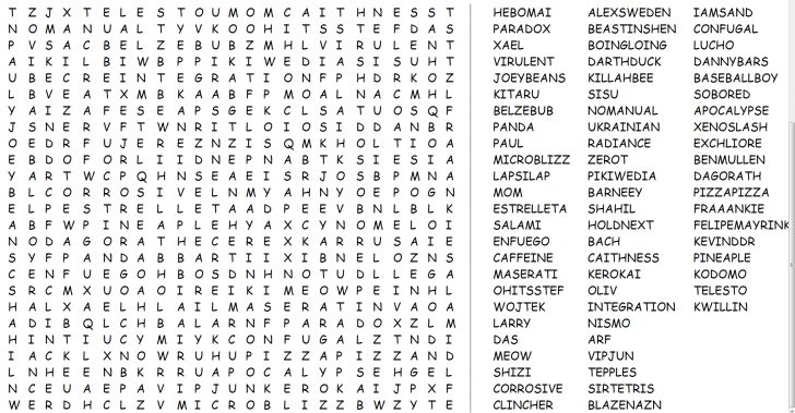 Printable Difficult Word Search Puzzles For Adults