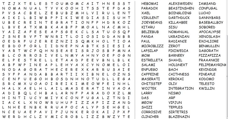 Free Printable Word Searches For Adults Hard