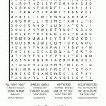 Hard Printable Word Searches For Adults | 1970's Tv Word
