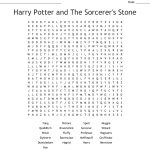Harry Potter And The Sorcerer's Stone Word Search   Wordmint