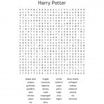 Harry Potter Word Search   Wordmint