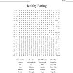 Healthy Eating. Word Search   Wordmint