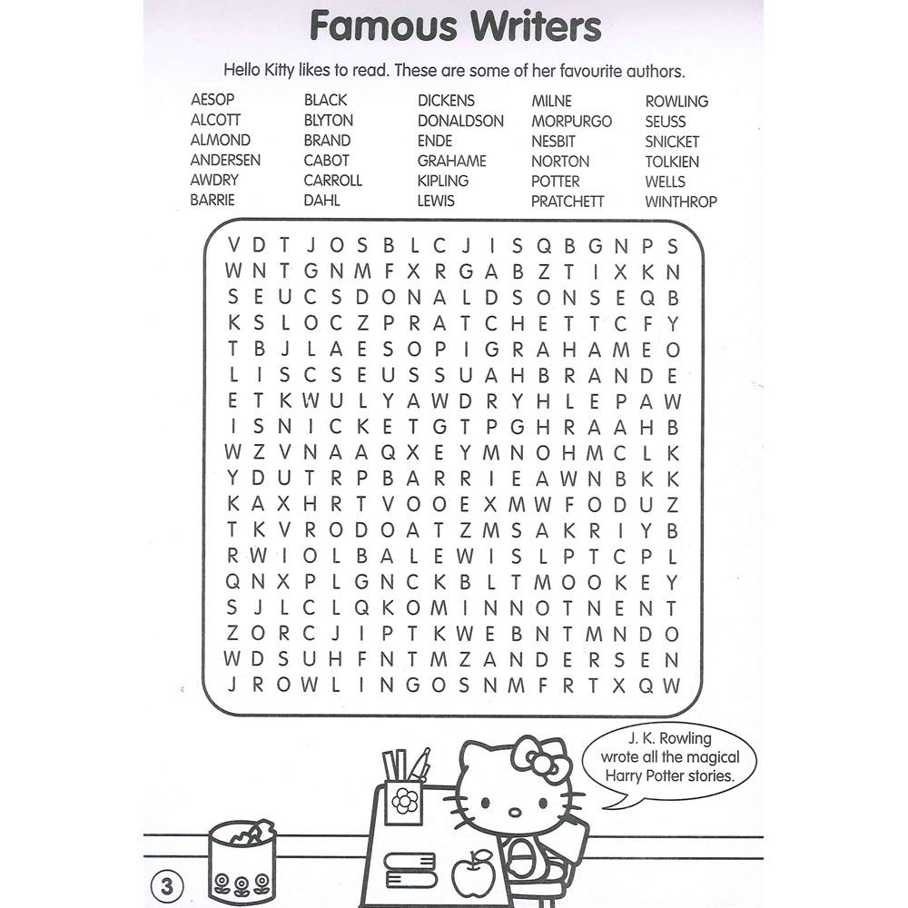 Hello Kitty Word Search - Google Search | Hello Kitty