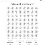 Holocaust Word Search Worksheet | Printable Worksheets And