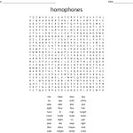 Homophones Word Search   Wordmint
