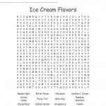 Ice Cream Flavors Word Search   Wordmint