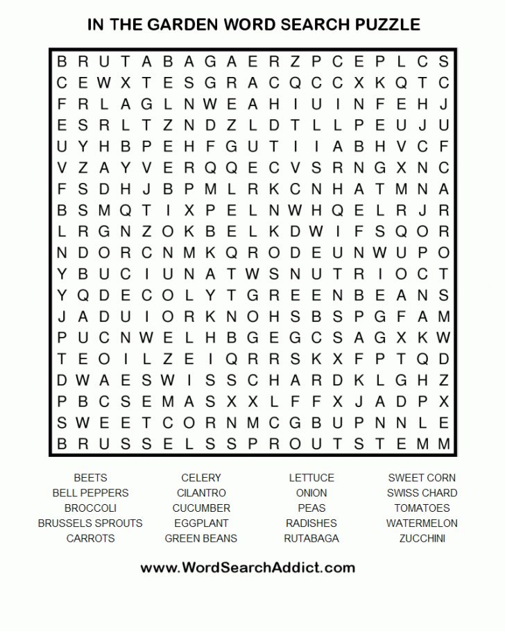 Word Search Crossword Puzzles Printable