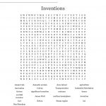 Inventions Word Search   Wordmint