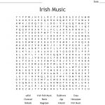 Irish Music Word Search   Wordmint