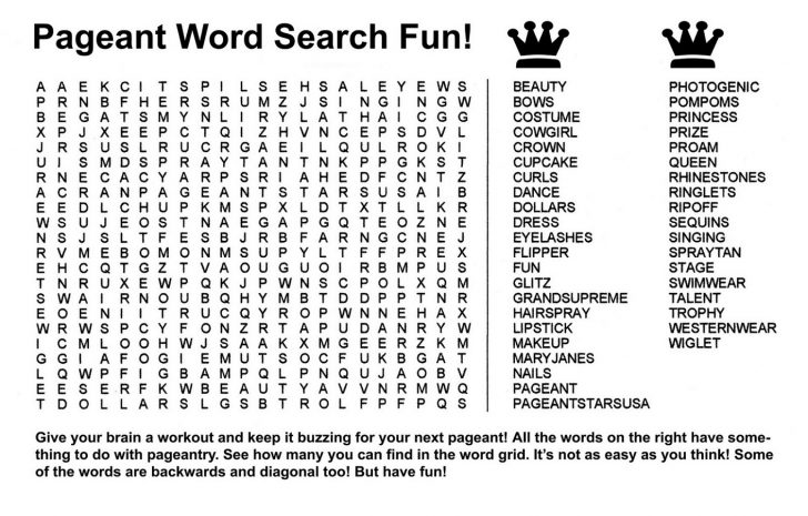 Huge Word Search Printable