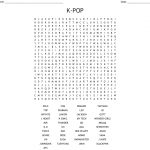 K Pop Word Search   Wordmint