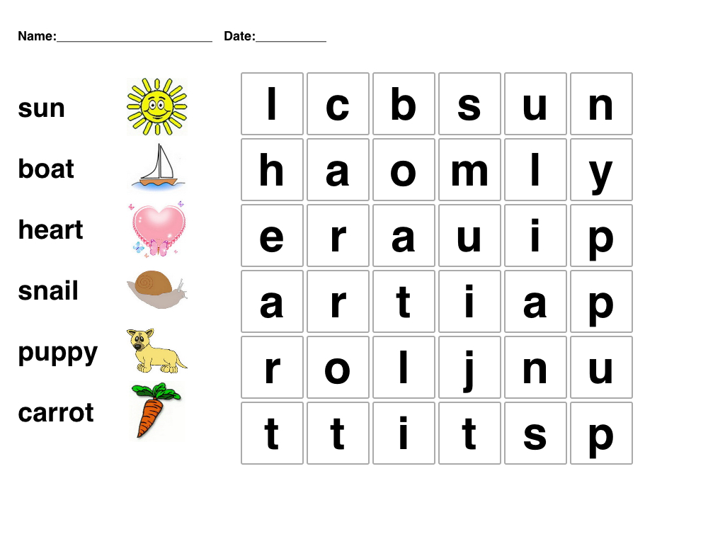 Kids Word Puzzle Games Free Printable | Word Games For Kids