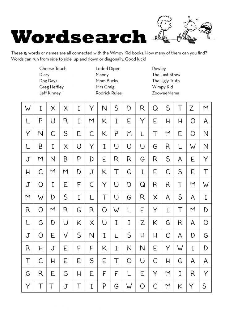Printable Word Searches Uk