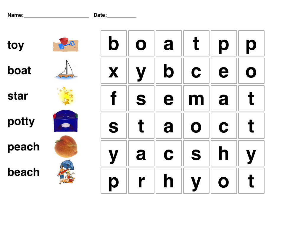 Printable Preschool Word Search Cool2bkids Kindergarten Word Search 