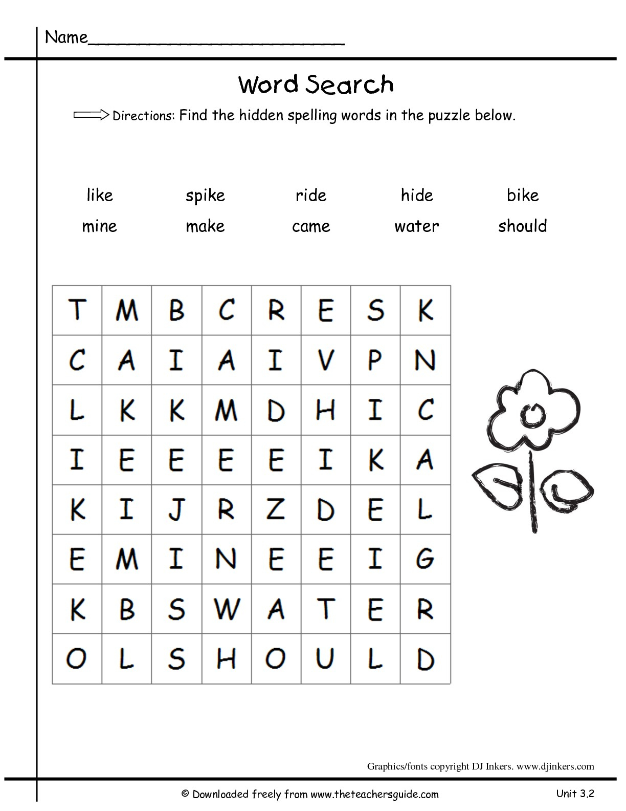 Kindergarten Worksheet Word Finds Jobs | Printable